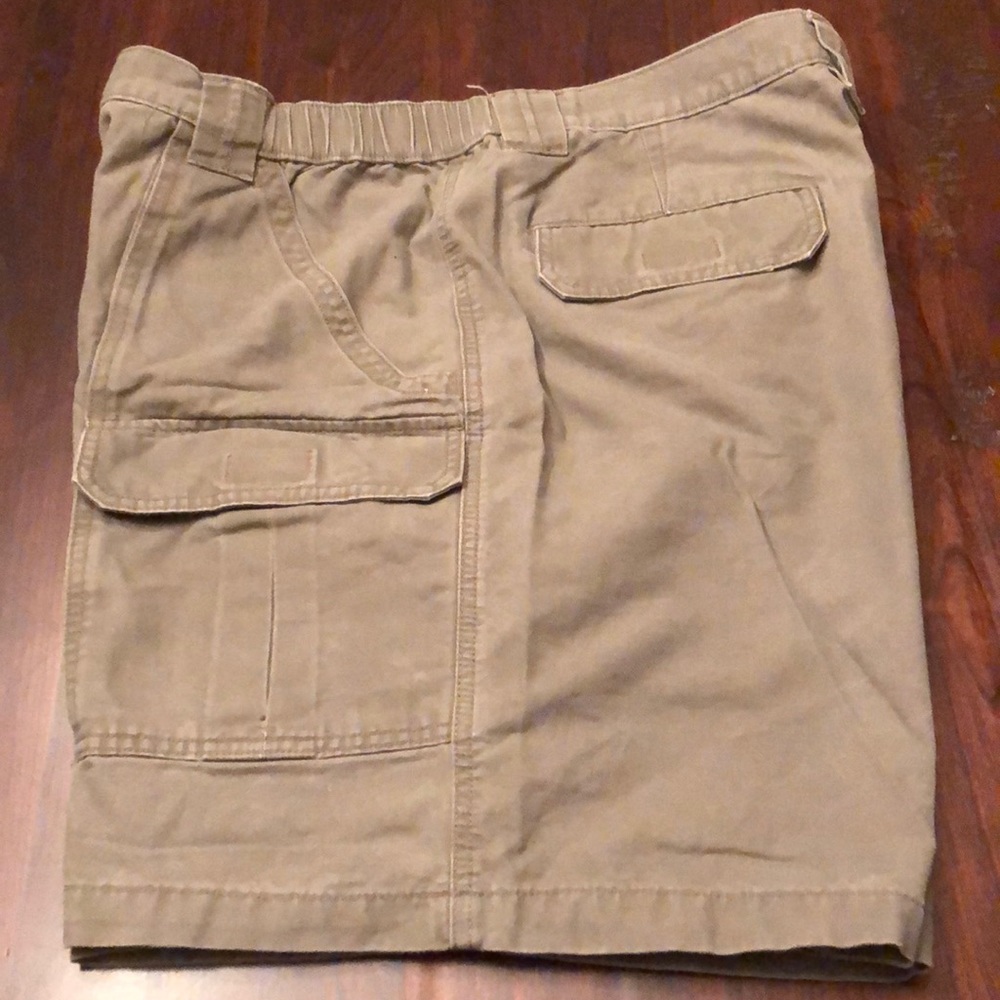 Camo/Green cargo shorts